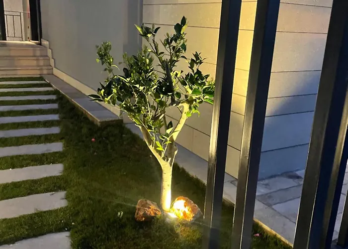 Bodrumda Deniz Ve Doga Manzarali Full Esyali Lueks Villa